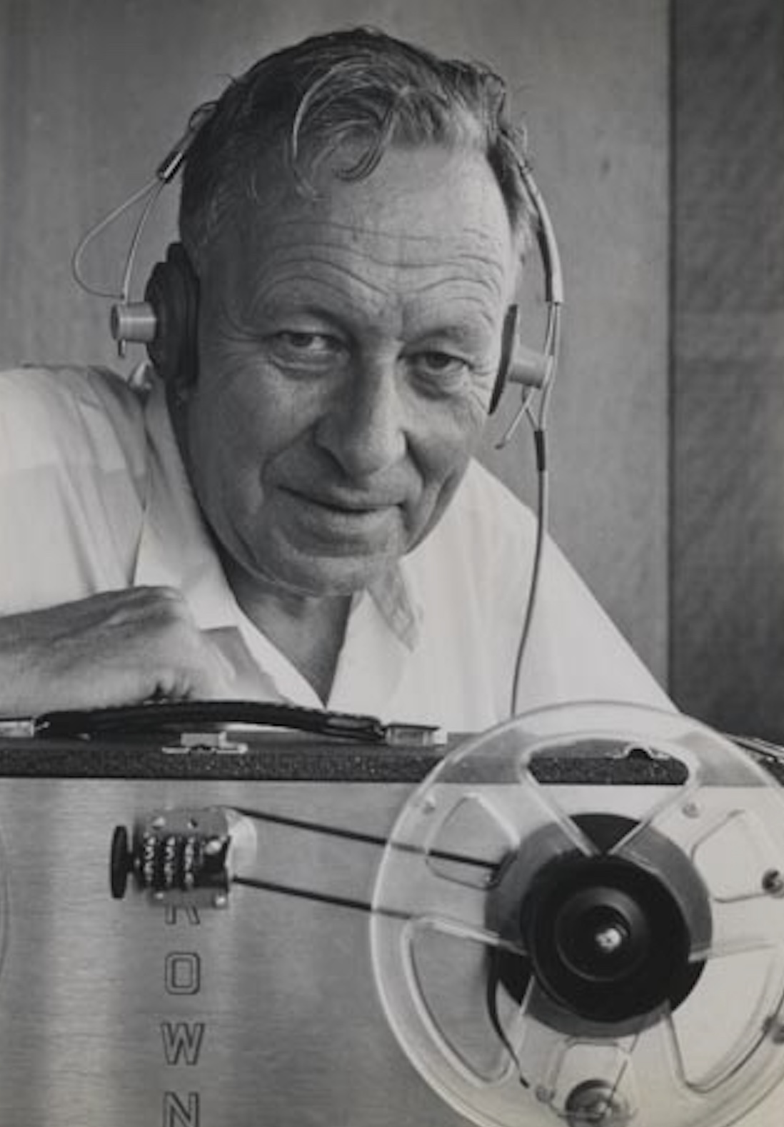 Bateson and tape recorder